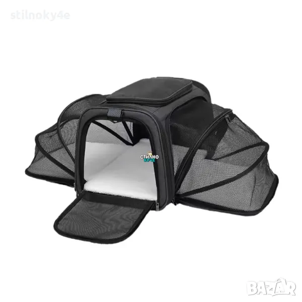 Разтеглив транспортeн сак за домашен любимец Сак за куче/коте Транспортни сакове за кучета и котки, снимка 1