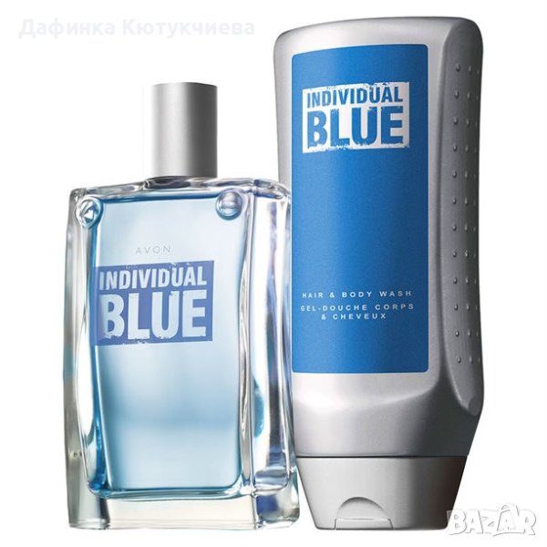 Individual Blue EDT и душ гел - комплект, снимка 1