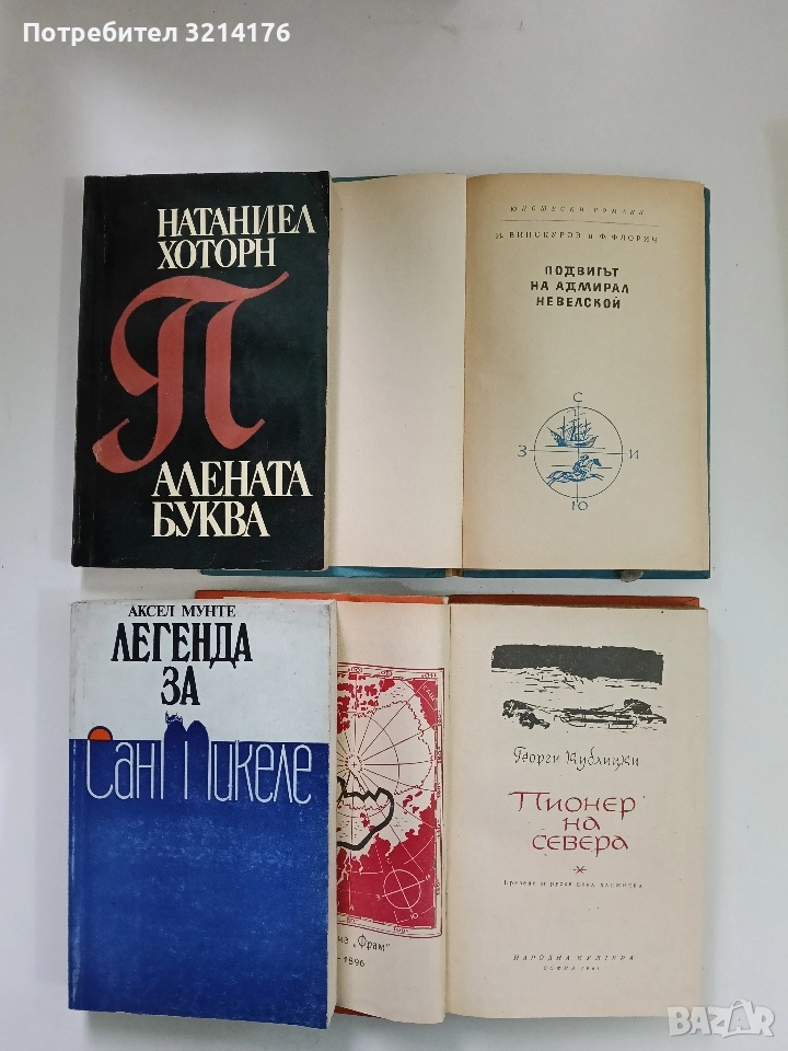 Алената буква - Натаниъл Хоторн, снимка 1