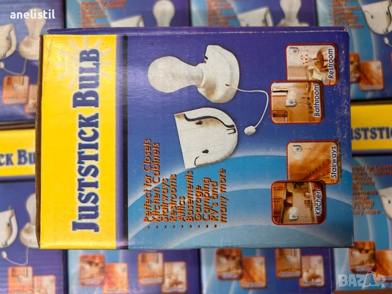 Нови безжични лампи "JUSTSTICK Bulb" - 13 броя!, снимка 1
