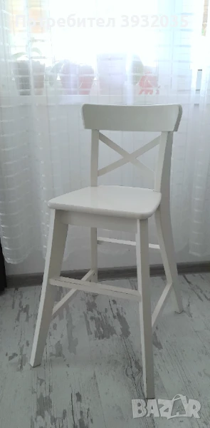 Детски стол дървен, Икеа, снимка 1