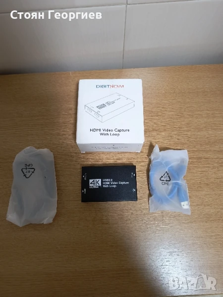 4K видео карта с изход за електричество, HDMI USB 3.0 устройство за видеозаснемане, снимка 1