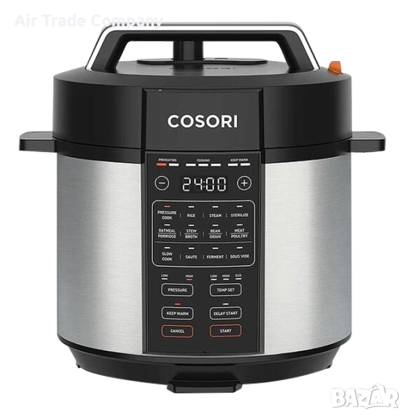 Мултикукър за готвене под налягане Cosori CMC-CO601-SEU, 5.7L, Черен, снимка 1