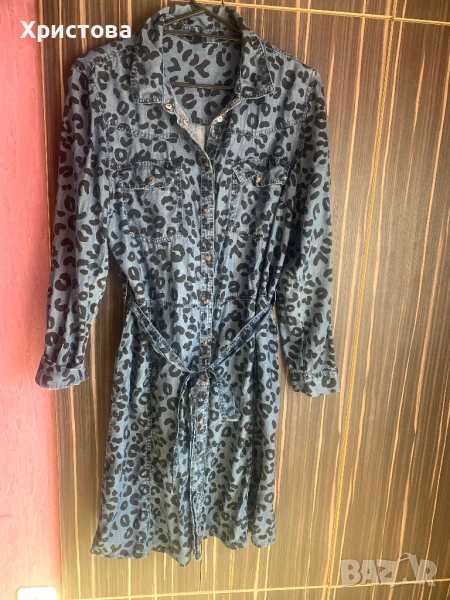 Дънкова лятна рокля, снимка 1