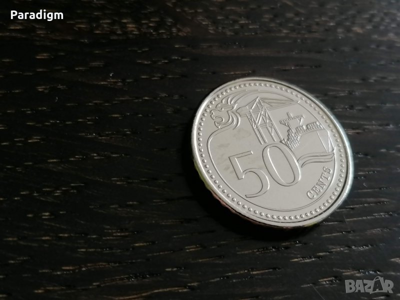 Mонета - Сингапур - 50 цента | 2014г., снимка 1
