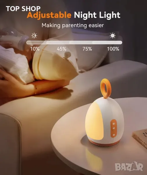 Машина за бял шум Dreamegg Sound Machine Baby с осветление, снимка 1