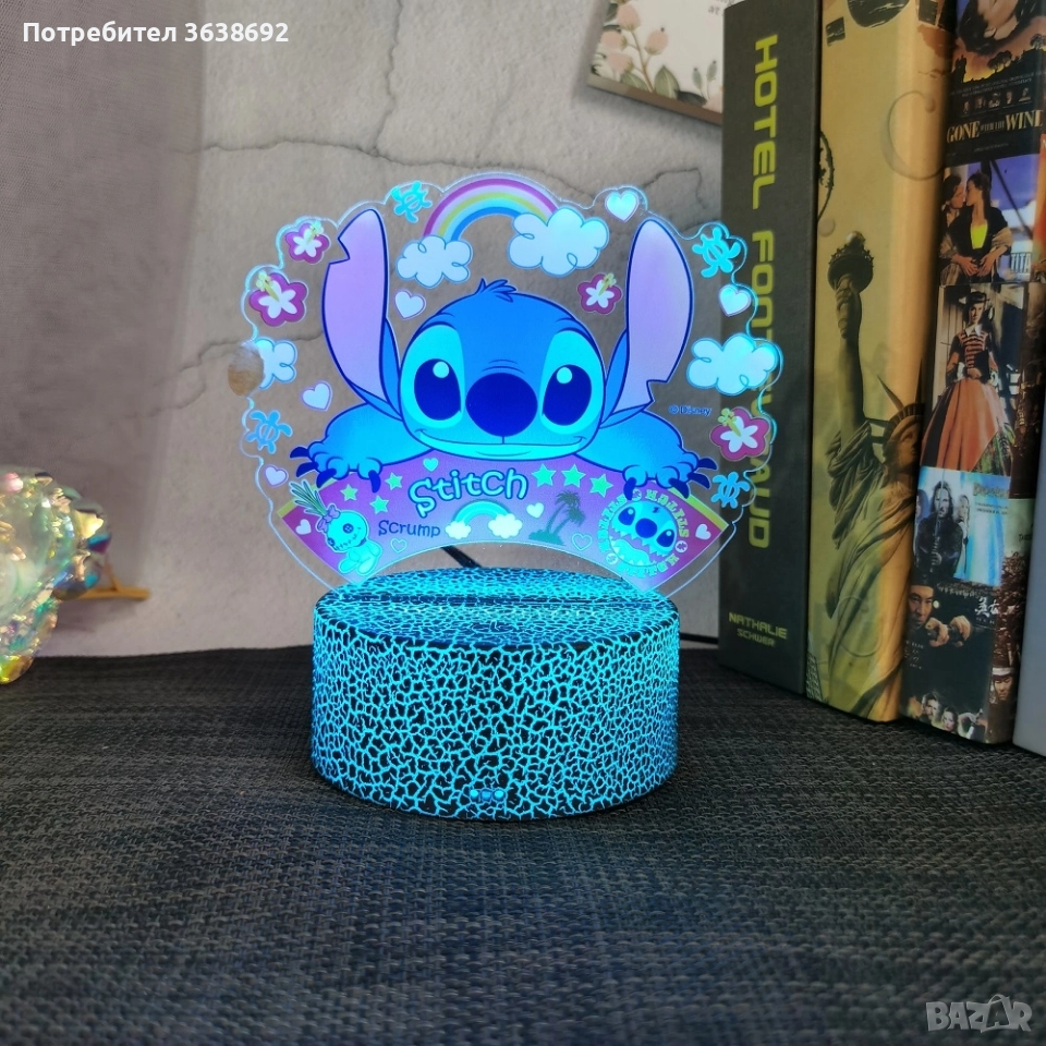 Лампа със Стич, снимка 1