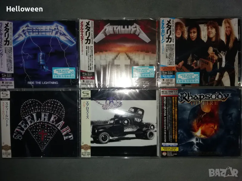 Metallica,Pantera,Accept,Death,Helloween-оригинални,японски, снимка 1