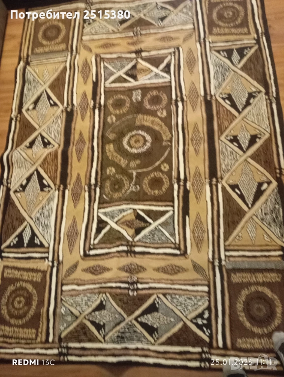 Килим тип персийски 235см/170см запазен, снимка 1