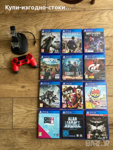 Джойстик , док станция , игри - PS4, снимка 1