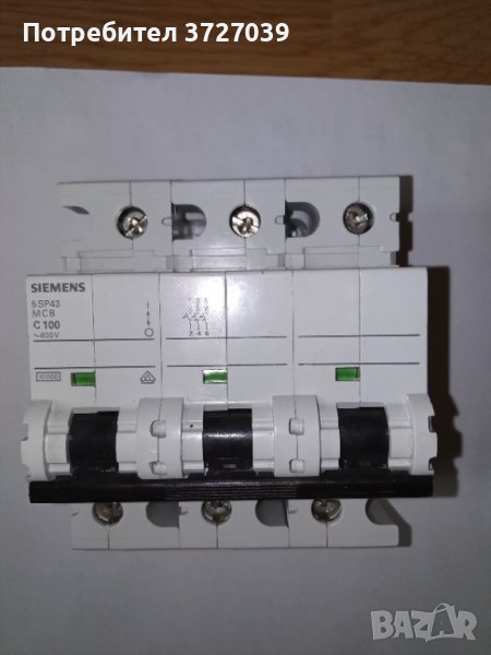 прекъсвач сименс  100А.трифазен., снимка 1