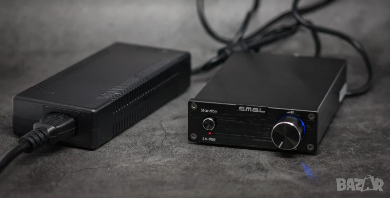 Усилвател SMSL SA-98 2х100W class D, снимка 1