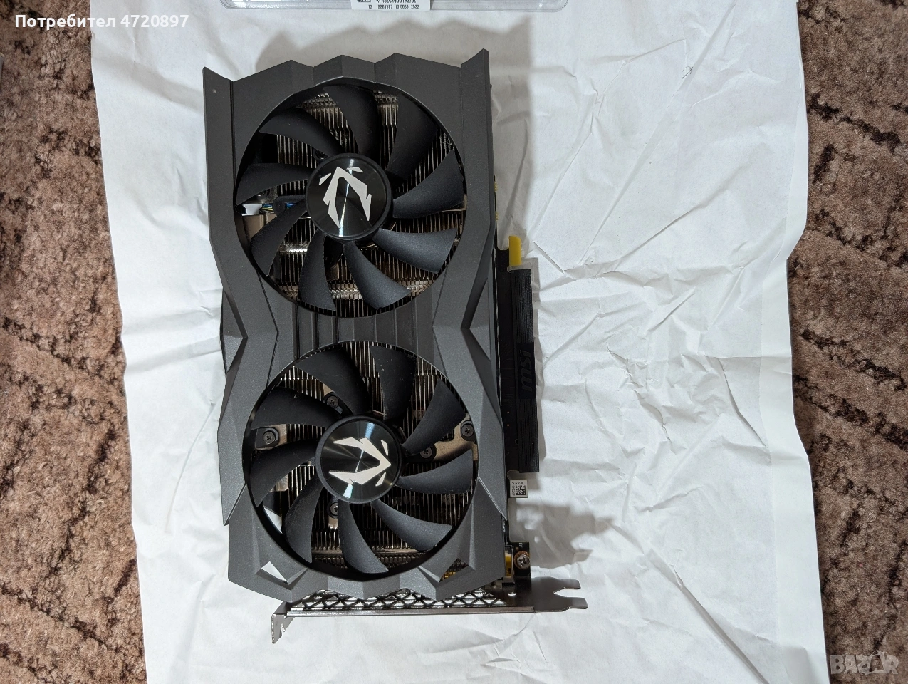 Видеокарта ZOTAC GAMING GeForce RTX 2060 6GB, снимка 1