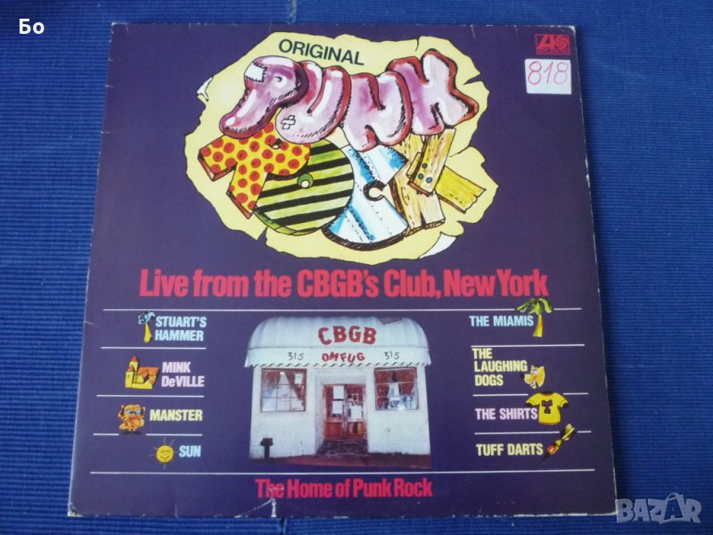 грамофонни плочи Original Punk Rock - live from the CBGB's club, NY, снимка 1