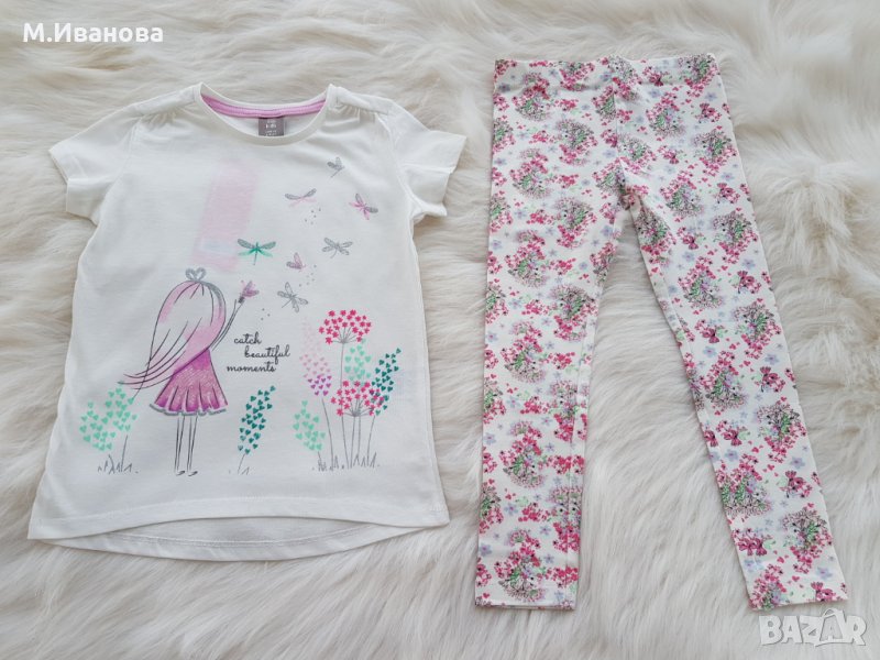 Тениска и клин 3-4 години - НОВИ, снимка 1