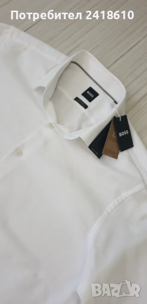 Hugo Boss H - JOE-kent-C1-214 Regular Fit Organic Cotton Finest Italian Fabric Mens Size - 43 / XL Н, снимка 1