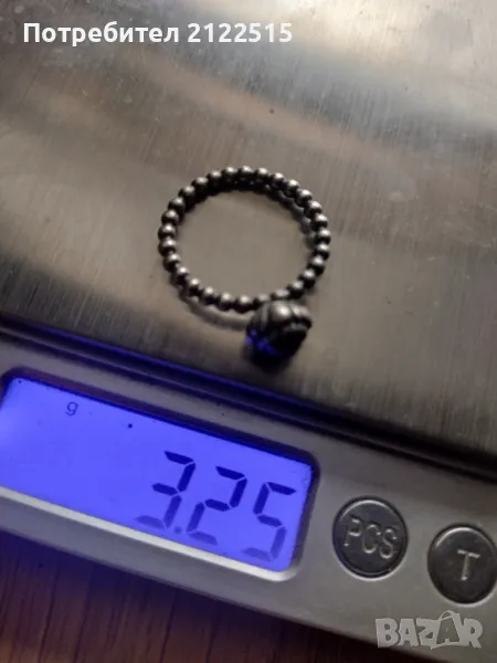 дамски сребърен пръстен 3гр, снимка 1