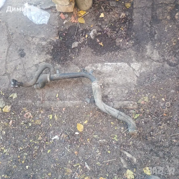 Тръба Мотор Водна + Водни Съединения + Фланец За Опел Тигра 1.6И 16В 1997г. / Opel Tigra 1.6I 16V, снимка 1