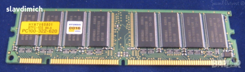 Рам памет RAM Hyundai модел hym7v65801 64MB SD-RAM PC100, снимка 1