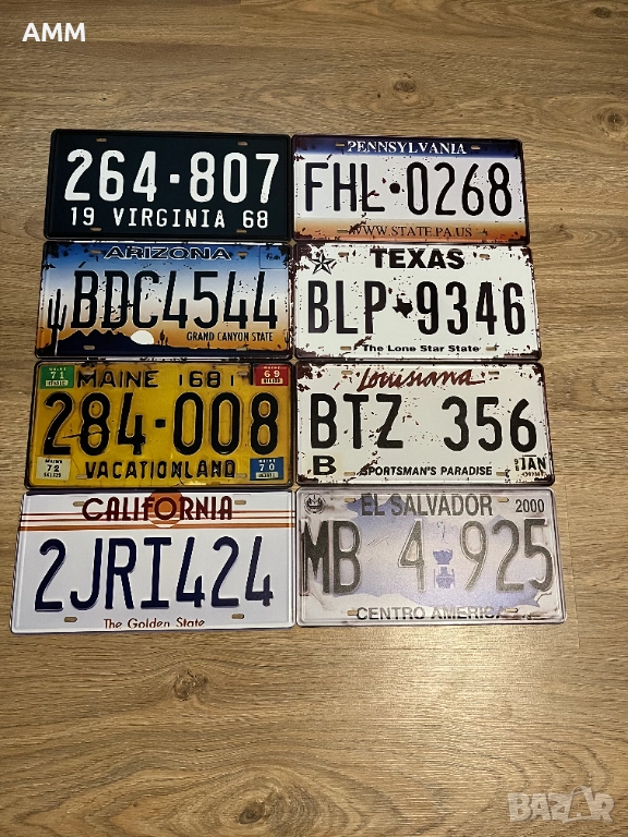 Американски регистрационни  номера  - РЕПЛИКА., снимка 1