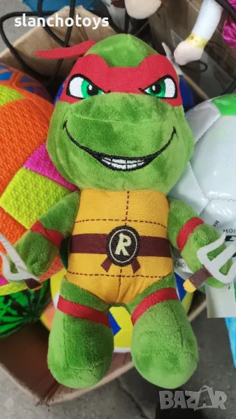Костенурка нинджа, от плюш и пее на български, снимка 1