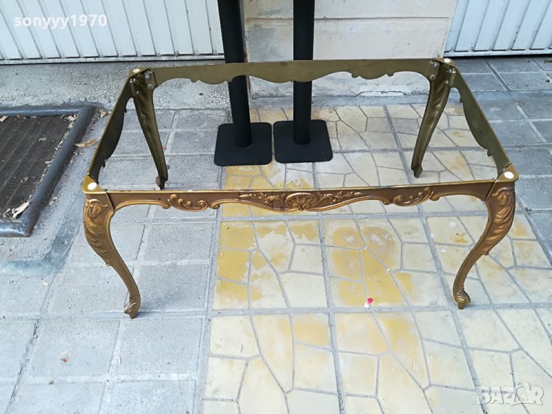 АНТИК-КОЛЕКЦИЯ-златна маса-мед/месинг-внос франция, снимка 1