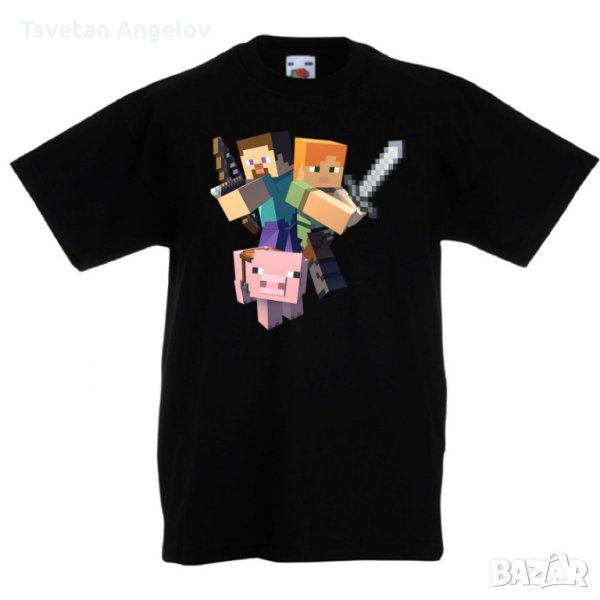 Детска тениска майнкрафт Minecraft 2, снимка 1