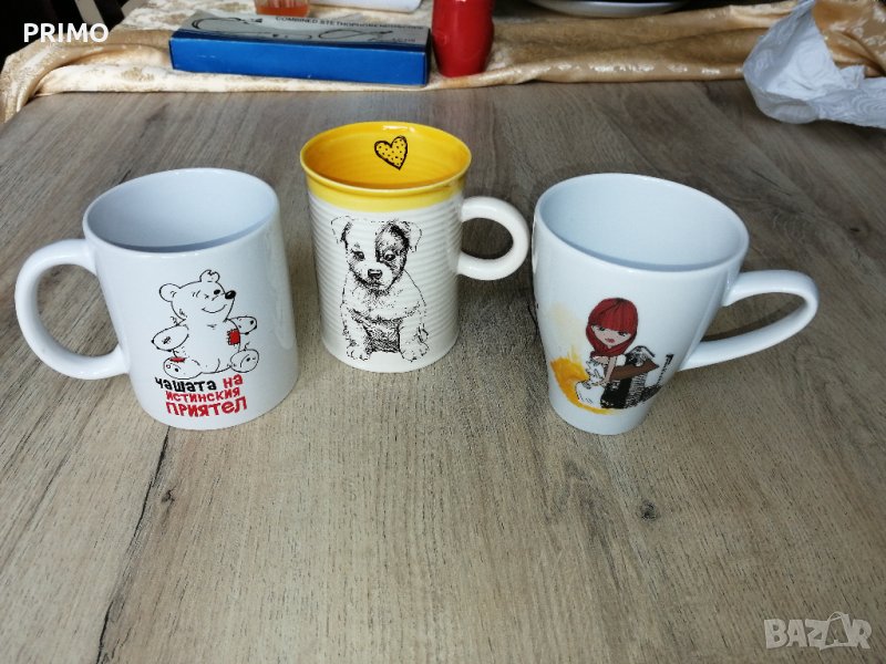 Порцеланови чаши с картинка, снимка 1