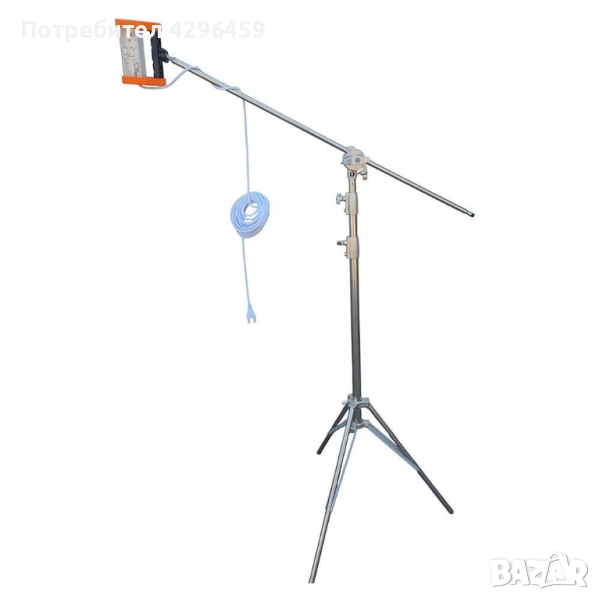 Работна LED лампа със статив 100-280 см, 15W, 230v, 1500Lm, 6500K, снимка 1