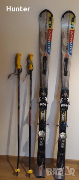 Salomon Equipe 10SC+Salomon S912 Ски с автомати, Обувки Salomon Idol7, снимка 1