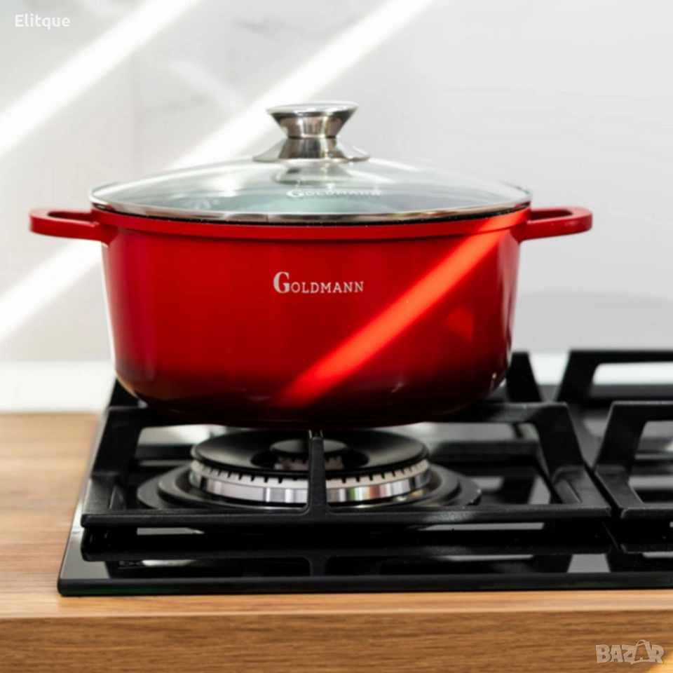 Тенджера Goldmann GM-7328R / GM-7324R, мраморно покритие, снимка 1