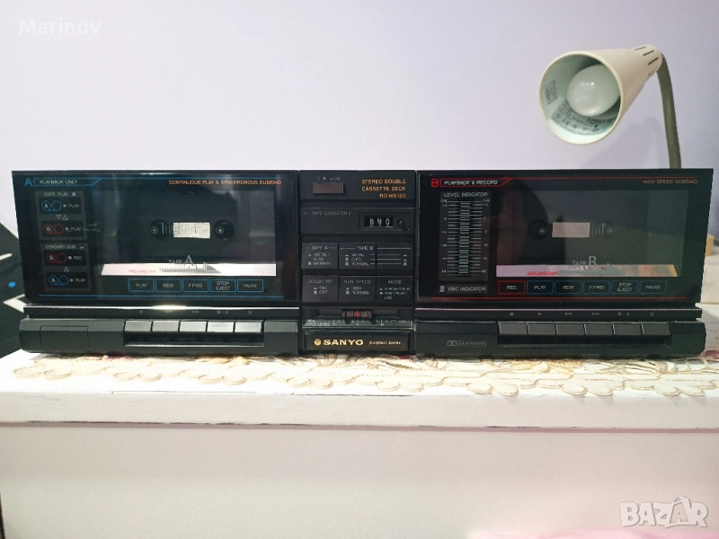 Касетен дек Sanyo RD W6120, снимка 1