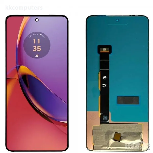 LCD Дисплей за MOTOROLA Moto G84 5G (2023) + тъч скрийн /Черен/ Баркод : 142168, снимка 1