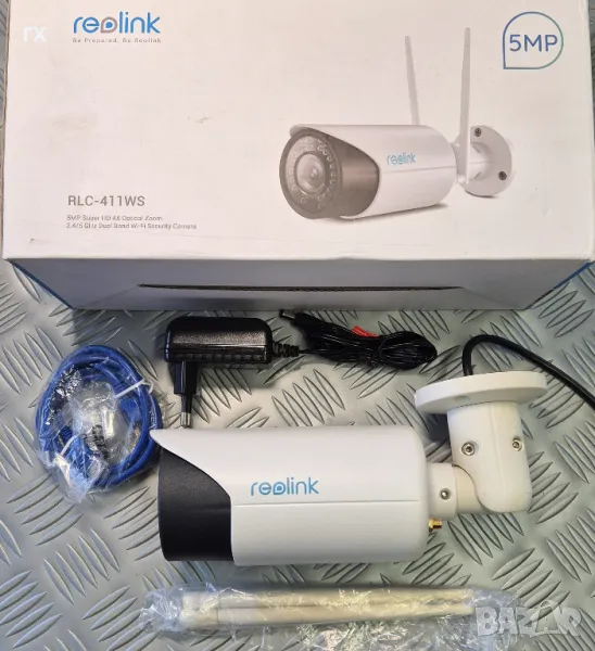 Reolink RLC-411WS - 5MP 4X Optical Zoom IP камера, снимка 1