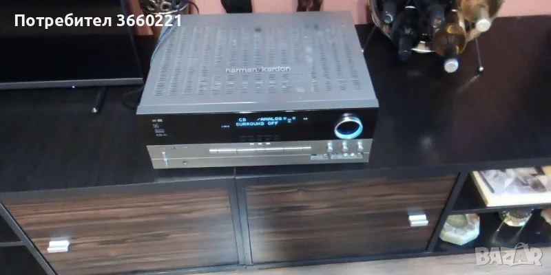 усилвател Harman Kardon AVR-135 Dolby Digital DTS 6.1 Receiver titan, снимка 1