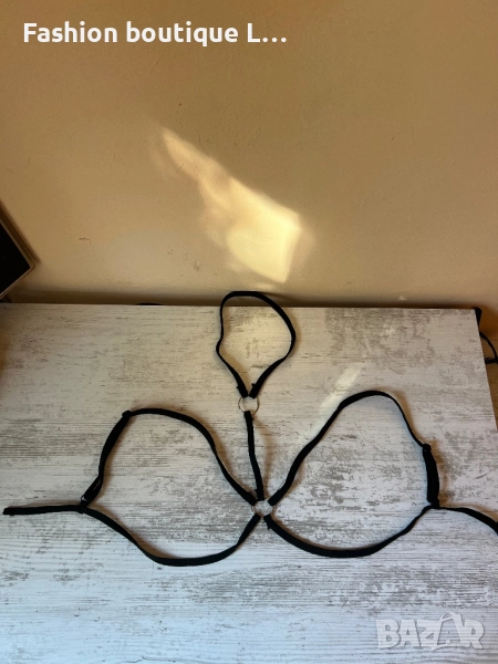 Черни ленти за през бюста носи се като бельо с регулиращи се ленти 🖤, снимка 1