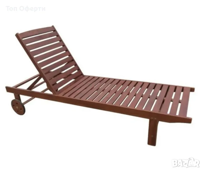 Диван Muhler Meranti с матрак и възглавница BEIGE, снимка 1