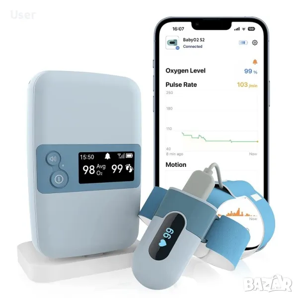 Нов BabyO2™ S2 Baby Oxygen Monitor, снимка 1