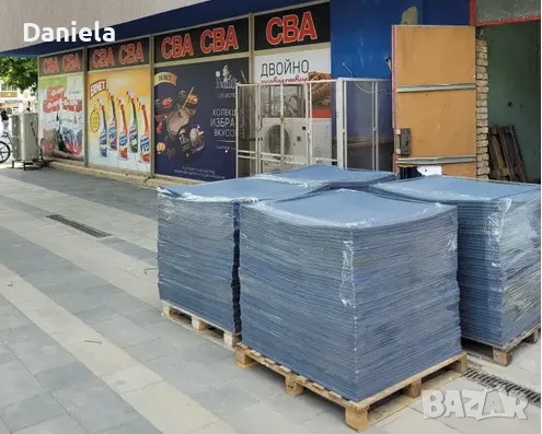 Настилка кросфит 1м на 1м 2см подова гумена настилка crossfit gym, снимка 1