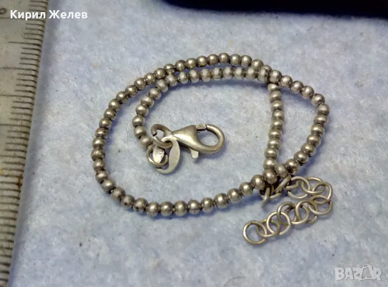 ФИНА СРЕБЪРНА ГРИВНА ПОДХОДЯЩА и За ТЪНЪК ГЛЕЗЕН СРЕБРО 925 ВИНТИДЖ СТИЛ 47505, снимка 1