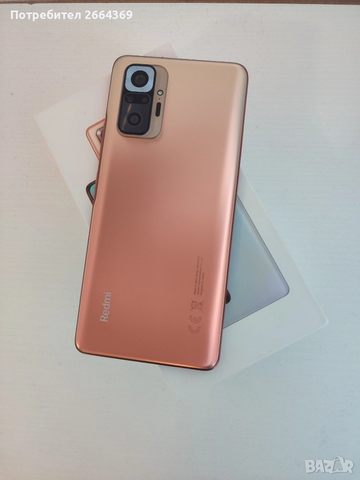Запазен телефон Xiaomi redmi note 10 pro , снимка 1