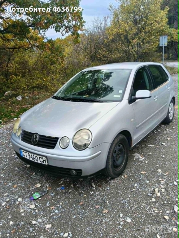 Продавам VW Polo 1.4 бензин/газ 2004г. плюс  8 зимни и летни гуми и 4 джанти. Цена 3500лв., снимка 1