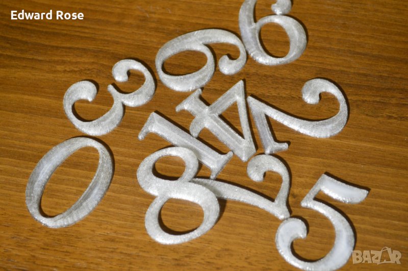 Цифри числа от пластмаса от 0 до 9, снимка 1