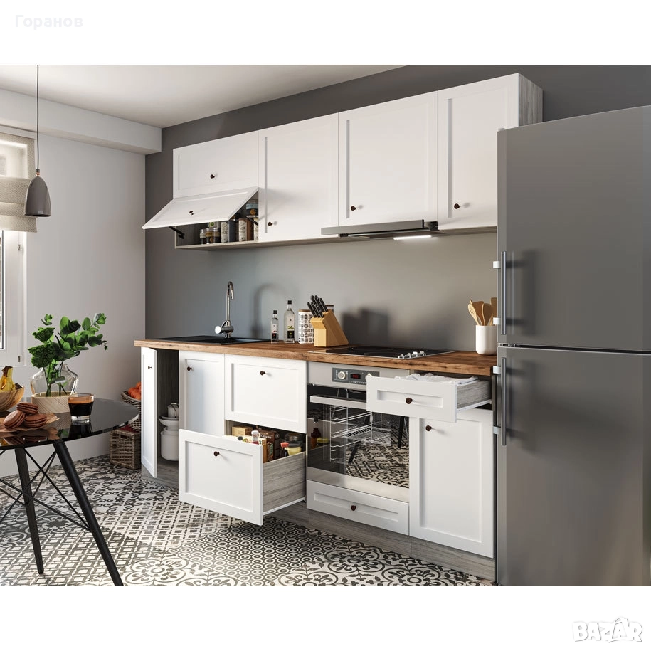 Блок кухня CARPATICA 240 СМ., снимка 1