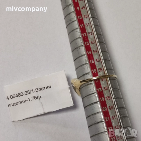 Златен пръстен 1.76гр., снимка 2 - Пръстени - 52447764