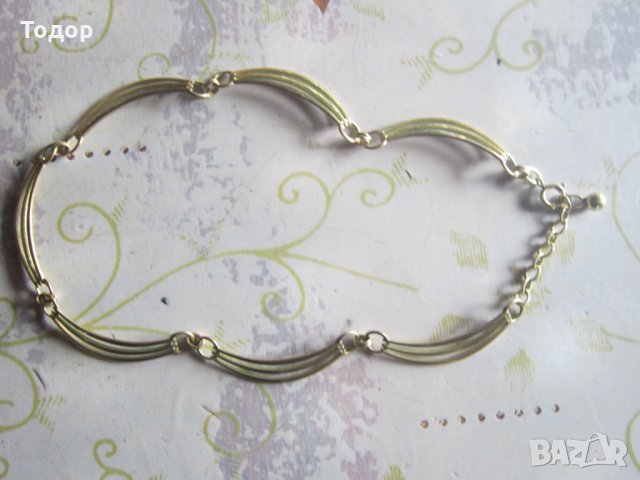 Невероятно позлатено колие гердан Америк кв, снимка 2 - Колиета, медальони, синджири - 34788744