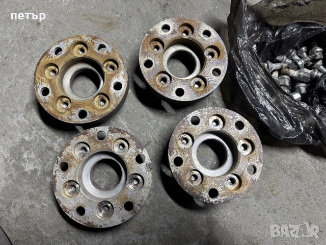 Дистанционни фланци 5x120 към 5х100, снимка 2 - Части - 52949660