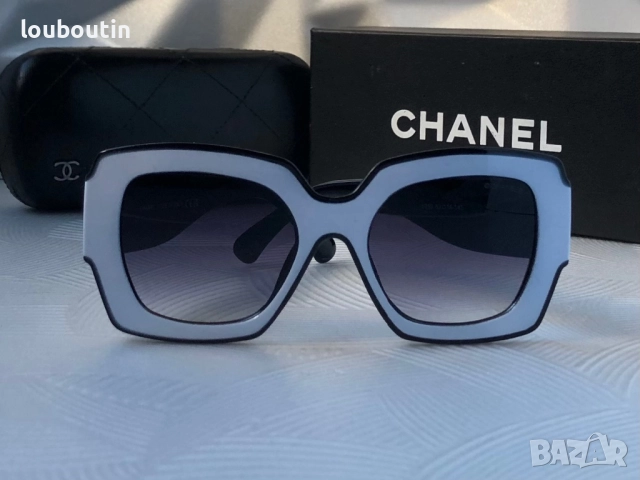 Дамски слънчеви очила квадратни черно и бяло, снимка 12 - Слънчеви и диоптрични очила - 51703729