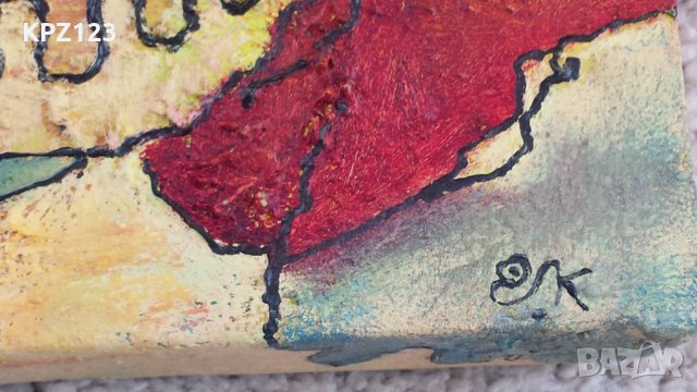 Картина "ЛАГУНА" масло върху платно с подрамка / Е.Киселичка, снимка 2 - Картини - 29068019