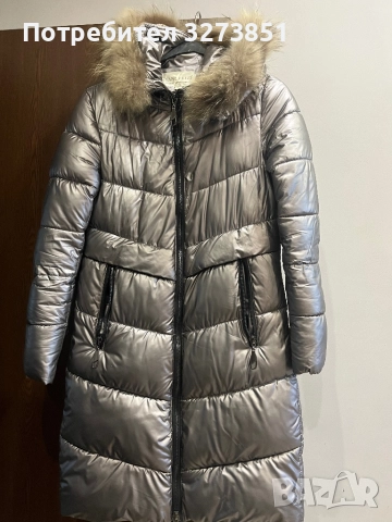 Сребристо дамско яке, снимка 2 - Якета - 52789179